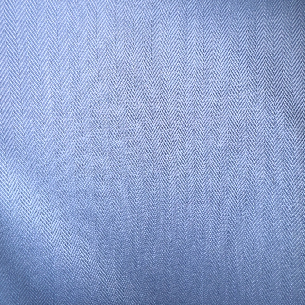 Pronto Uomo Light Blue Herringbone Shirt - Picture 3 of 3